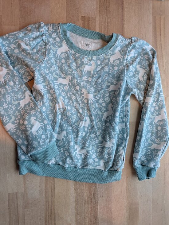 Little Sleepies Other - Little Sleepies Play Girls 6 Unicorn Garden Puff Sleeve Crewneck
